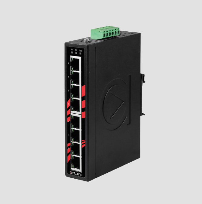 8-Port Industrial Gigabit Unmanaged Ethernet Switches