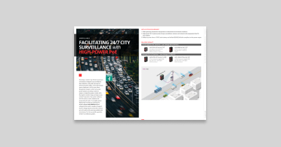 Facilitating 24/7 City Surveillance with High-Power PoE